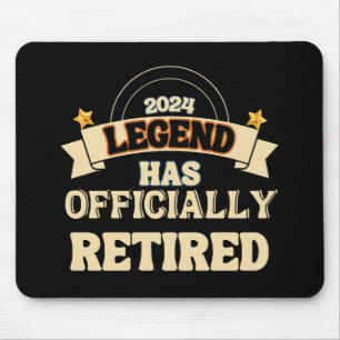 Die Legende ist offiziell in Rente gegangen Mousepad