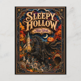 Die Legende von Sleepy Hollow, New York Popcut Postkarte