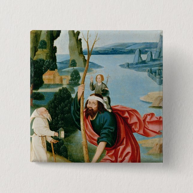 Die Legende von St Christopher Button (Vorderseite)