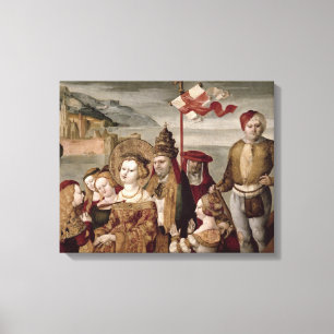 Die Legende von St Ursula, c.1530 (Öl auf Platte) Leinwanddruck