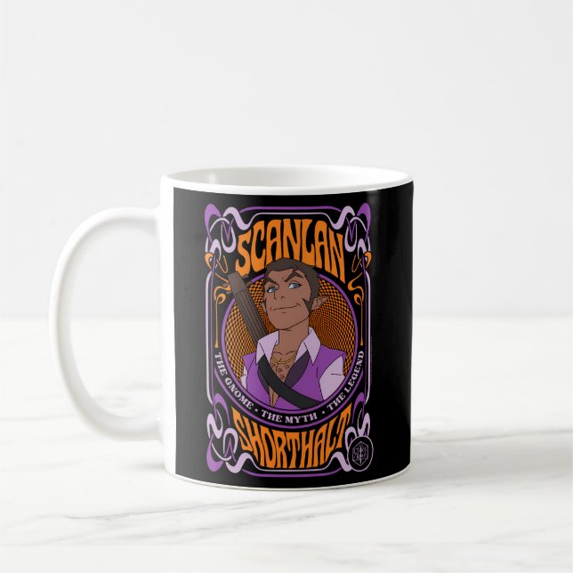 Die Legende von Vox Machina Scanlan Psychedelic Fr Kaffeetasse (Links)