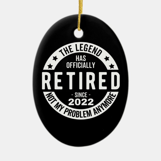 Die Legende wurde offiziell erschöpft, erschöpft 2 Keramik Ornament (Vorne)