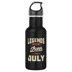 Die Legenden sind im Juli - Juli Geboren Edelstahlflasche