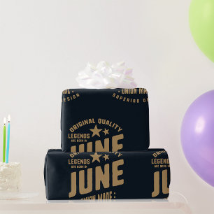Die Legenden sind im Juni in Originalqualität Gebo Geschenkpapier