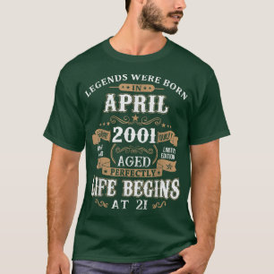 Die Legenden waren im April 2001, dem 21. Geburtst T-Shirt