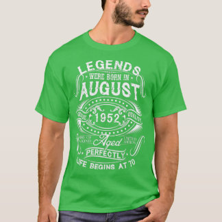 Die Legenden waren im August 1952, 70 Jahre alt, G T-Shirt