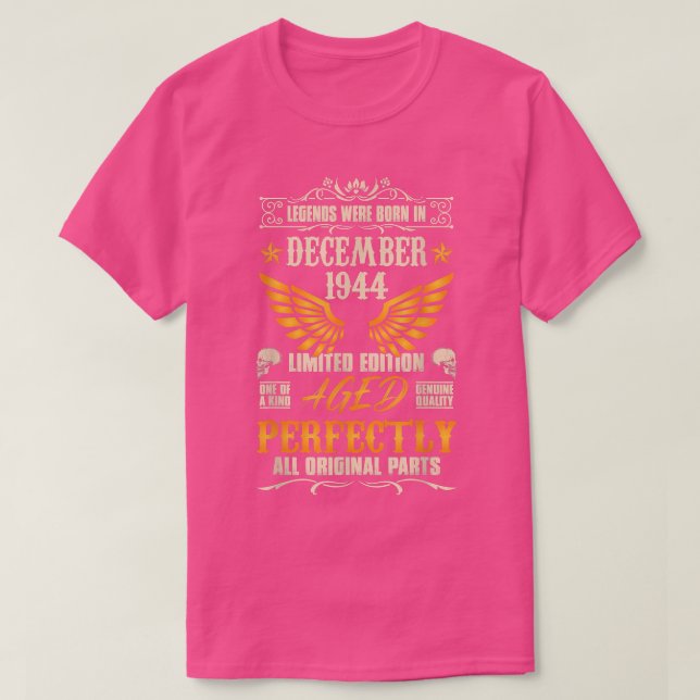 Die Legenden waren im Dezember 1944 Geboren - Rock T-Shirt (Design vorne)