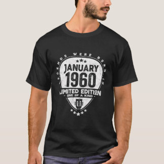 Die Legenden waren im Januar 1960 Geboren - Gitarr T-Shirt