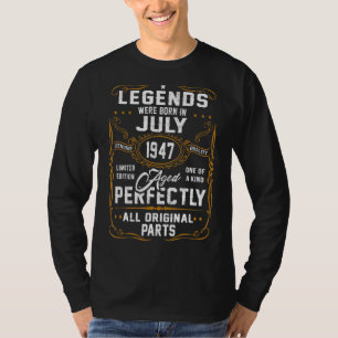 Die Legenden waren im Juli 1947 für mich 75 Jahre T-Shirt
