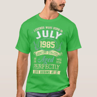 Die Legenden waren im Juli 1985 am 37. Geburtstag  T-Shirt