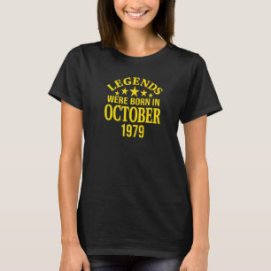 Die Legenden waren im Oktober 1979 Geboren 43. Geb T-Shirt
