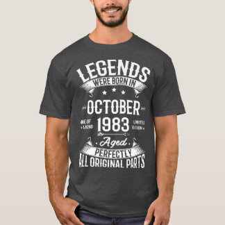 Die Legenden waren im Oktober 1983, 39. Geburtstag T-Shirt