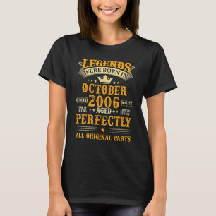 Die Legenden waren im Oktober 2006 16 Jahre alt un T-Shirt