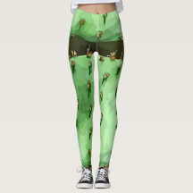 Die Leggings der stachelige Birnen-Frauen
