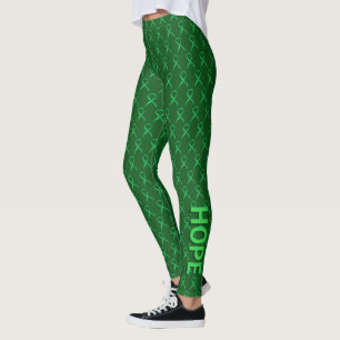 Die Leggings von Green Awareness Ribbon Art
