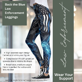 Die Leggings zur Durchsetzung des blauen Rechts