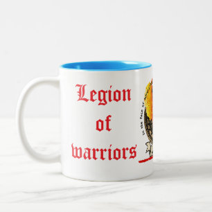 Die Legion der Krieger Zweifarbige Tasse