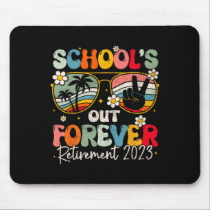 Die Lehrerin Ret. von Groovy School's Out Forever Mousepad