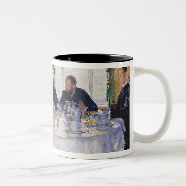 Die Lehrlinge, 1892 Zweifarbige Tasse (Rechts)