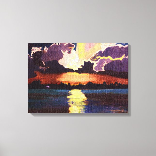 DIE Leinwand AUF DER INSEL SUNSET (Vorderseite)