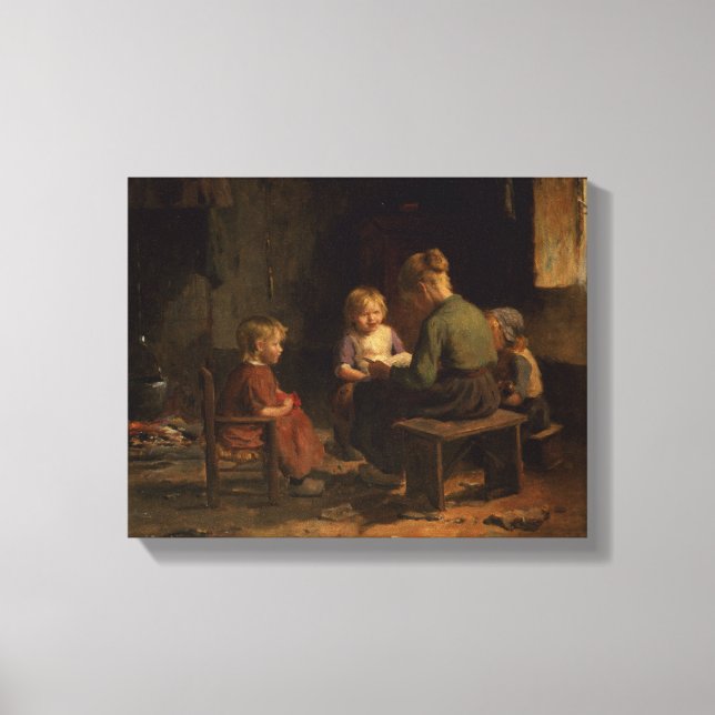 Die Lektion der Leser Leinwanddruck (Vorderseite)