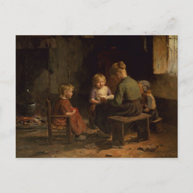 Die Lektion der Leser Postkarte (Vorderseite)