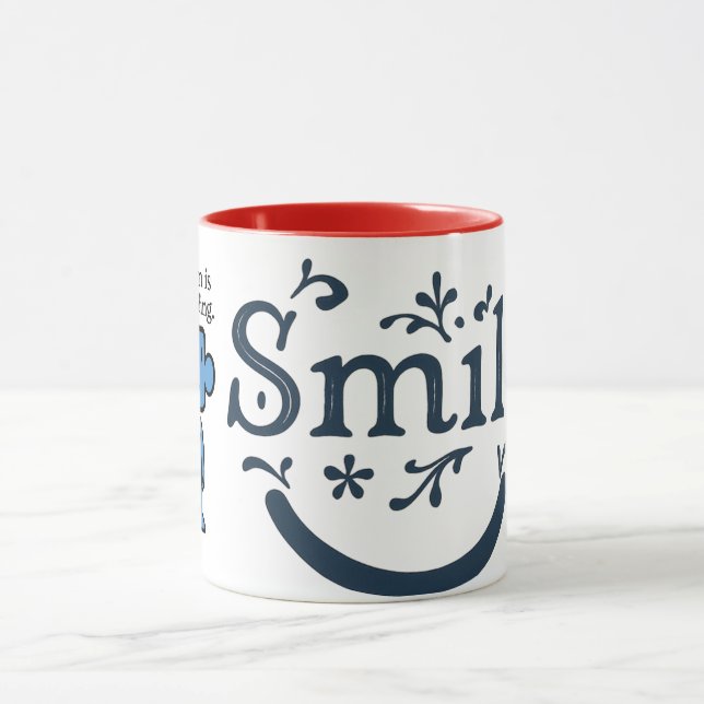 Die Lektion liegt im Ende - Inspirationsschleim Tasse (Zentrum)