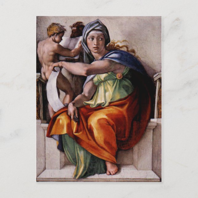 Die lephische Sibyl-Postkarte Postkarte (Vorderseite)