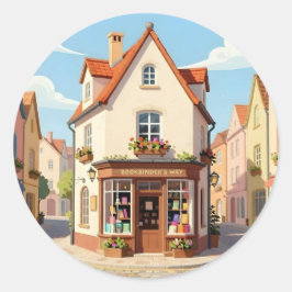 Die Lesecke - Runder Aufkleber