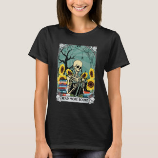 Die Leserin Tarotkarte Totenkopf Hexenzeug Mystisc T-Shirt