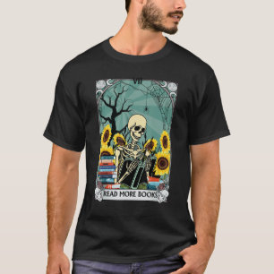 Die Leserin Tarotkarte Totenkopf Hexenzeug Mystisc T-Shirt