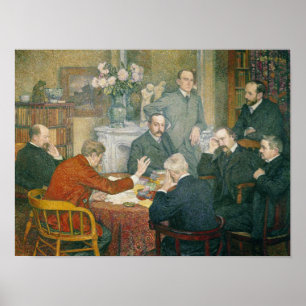 Die Lesung, 1903 Poster