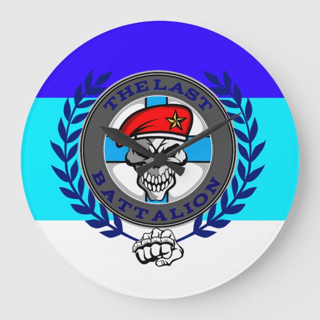 Die letzte Bataillon - Wanduhr (Vorderseite)
