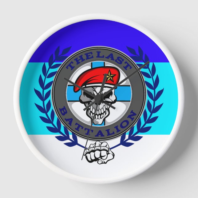 Die letzte Bataillon - Wanduhr (Vorderseite)