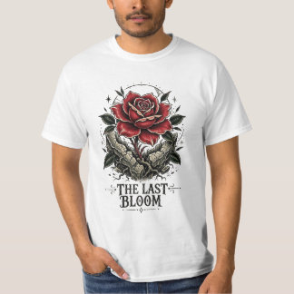 Die letzte Blüte traditionelle Tattoo-Kunst T-Shirt