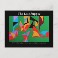 DIE LETZTE SUPPER-POSTKARTE