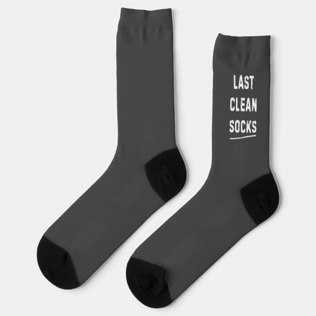 Die letzten sauberen grauen Socken (Linkes Detail)