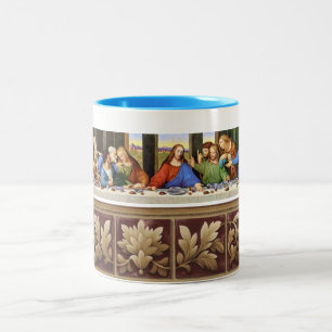 DIE LETZTES ABENDESSEN-TASSE ZWEIFARBIGE TASSE