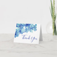 Die leuchtenden blauen Blumen Orchideen danken