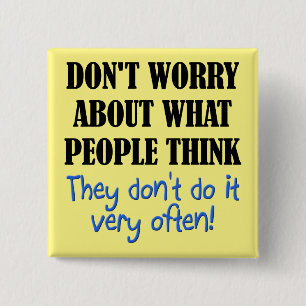 Die Leute denken nicht, dass das Abzeichen eines l Button