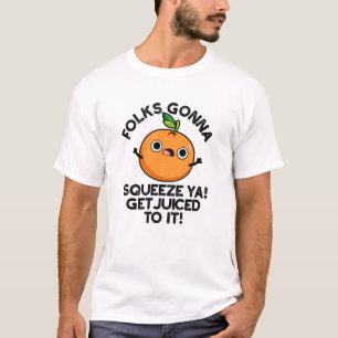 Die Leute, die die Ya quetschen, werden in den son T-Shirt