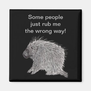 Die Leute machen mir den falschen Weg Porcupine Magnet