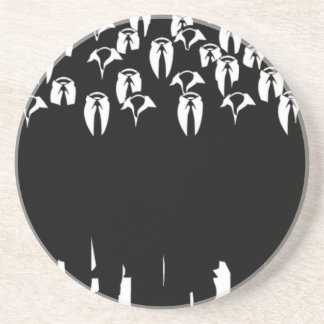 die Leute von anonymem Sandstein Untersetzer
