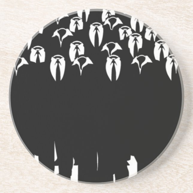 die Leute von anonymem Sandstein Untersetzer (Vorne)