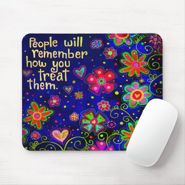 "Die Leute werden sich erinnern..." Inspiritivität Mousepad (Mit Mouse)