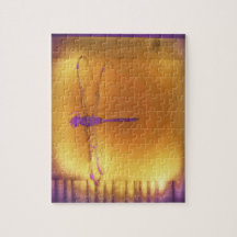 Die Libelle und das Sun-Puzzlespiel