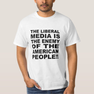 Die liberalen Medien ist der Feind der Leute T-Shirt