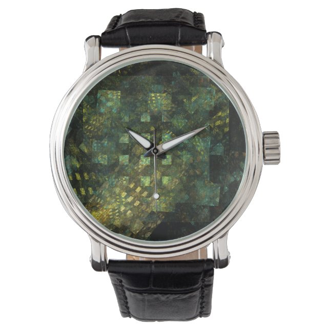 Die Lichter der Abstrakten Kunst der Stadt Armbanduhr (Vorderseite)