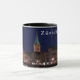Die Lichter des Abends Zürich Tasse