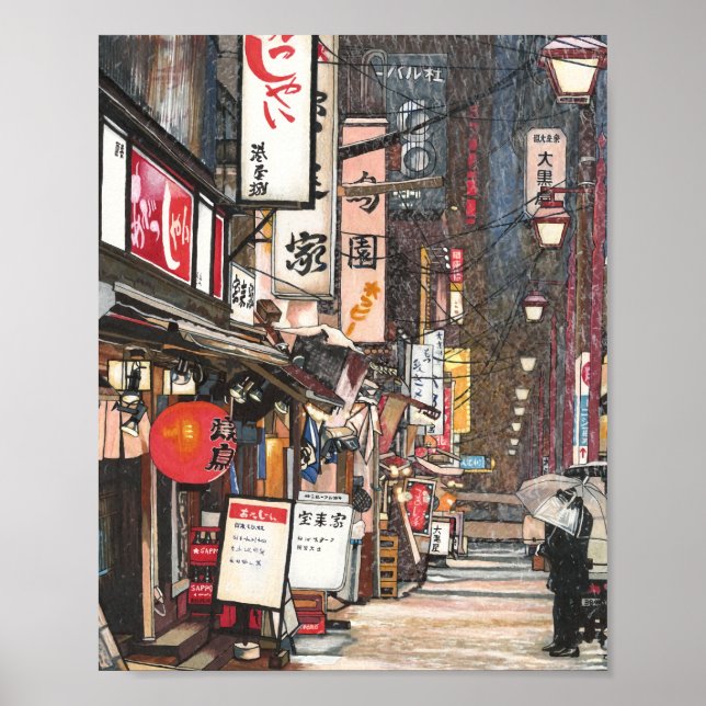 Die Lichter im Schnee Poster (Vorne)